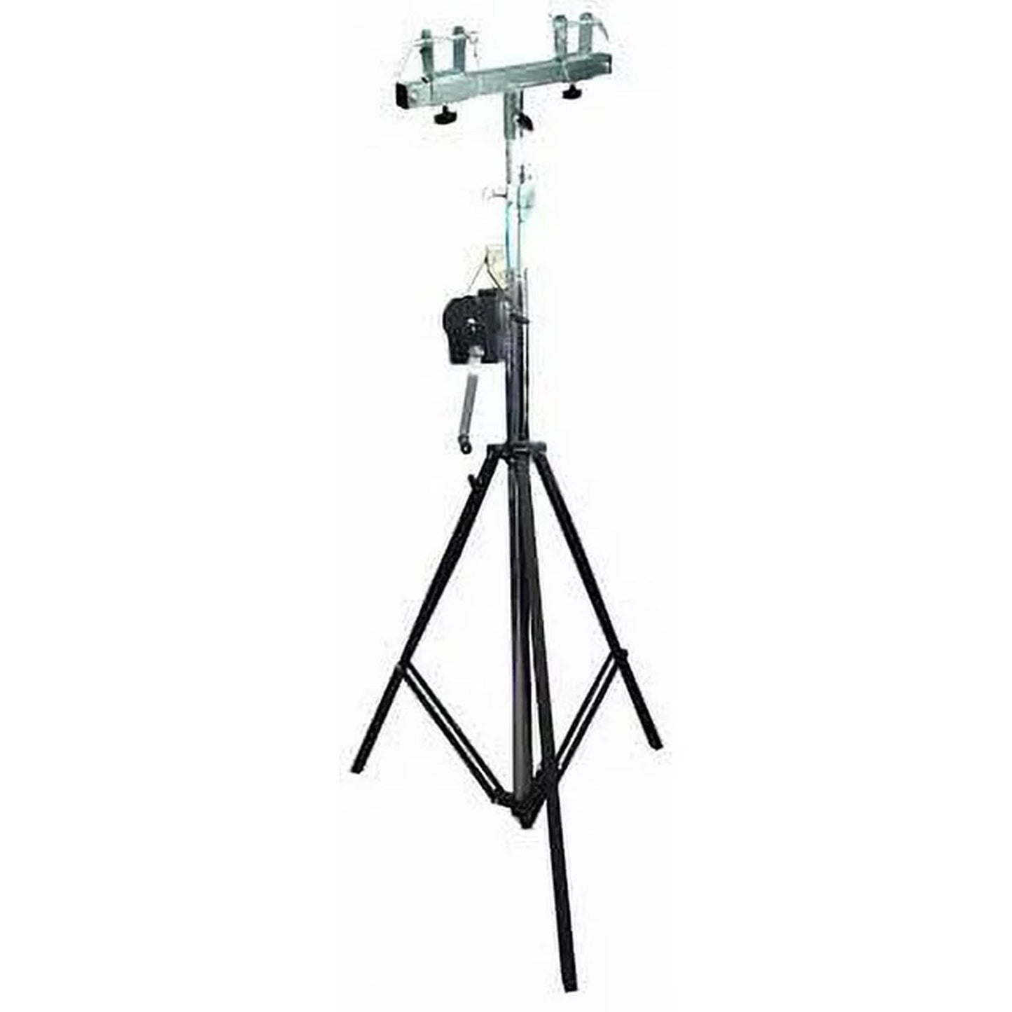 MR DJ ST200 & SBC250 Crank Light Stand Pro Lighting 10 Foot Crank Light Stand & Square Truss T-Bar Adapter
