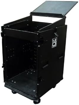 MR DJ CASE5500BK Flight Chest Style DJ Case with Mixer/CD Case