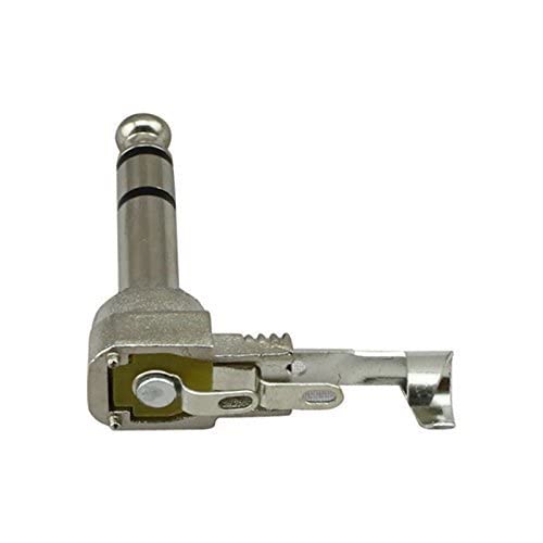 MR DJ QAM2 2-Piece 1/4" Right-Angle Stereo Male Audio Plug Connectors