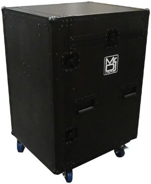 MR DJ CASE5500BK Flight Chest Style DJ Case with Mixer/CD Case