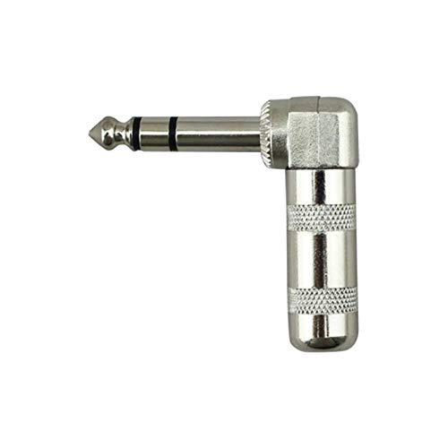 MR DJ QAM10 10-Piece 1/4" Right-Angle Stereo Male Audio Plug Connectors
