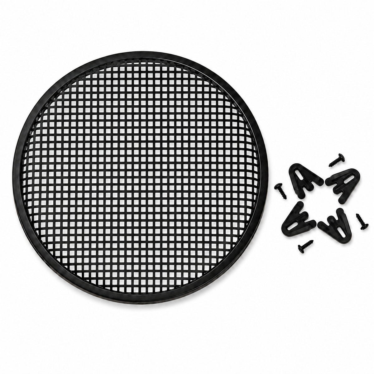 MR DJ DJS18 18" Metal Waffle Mesh Grill Speaker Subwoofer Woofer + Clips & Screws