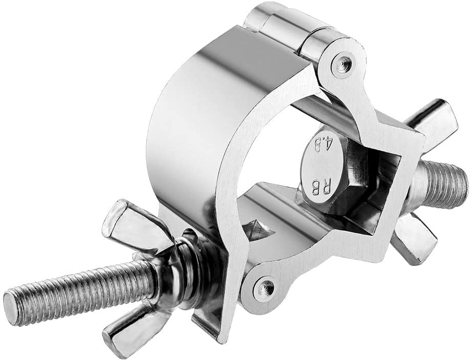 MR Truss C138 Truss Clamp Stage Lights Clamp 1.18”-1.38”(30-35mm), Perfectly fit for 30-35mm OD Tube/Pipe, Heavy Duty 165lb Premium Truss O Clamp for DJ Lighting Par Lights Spot Lights