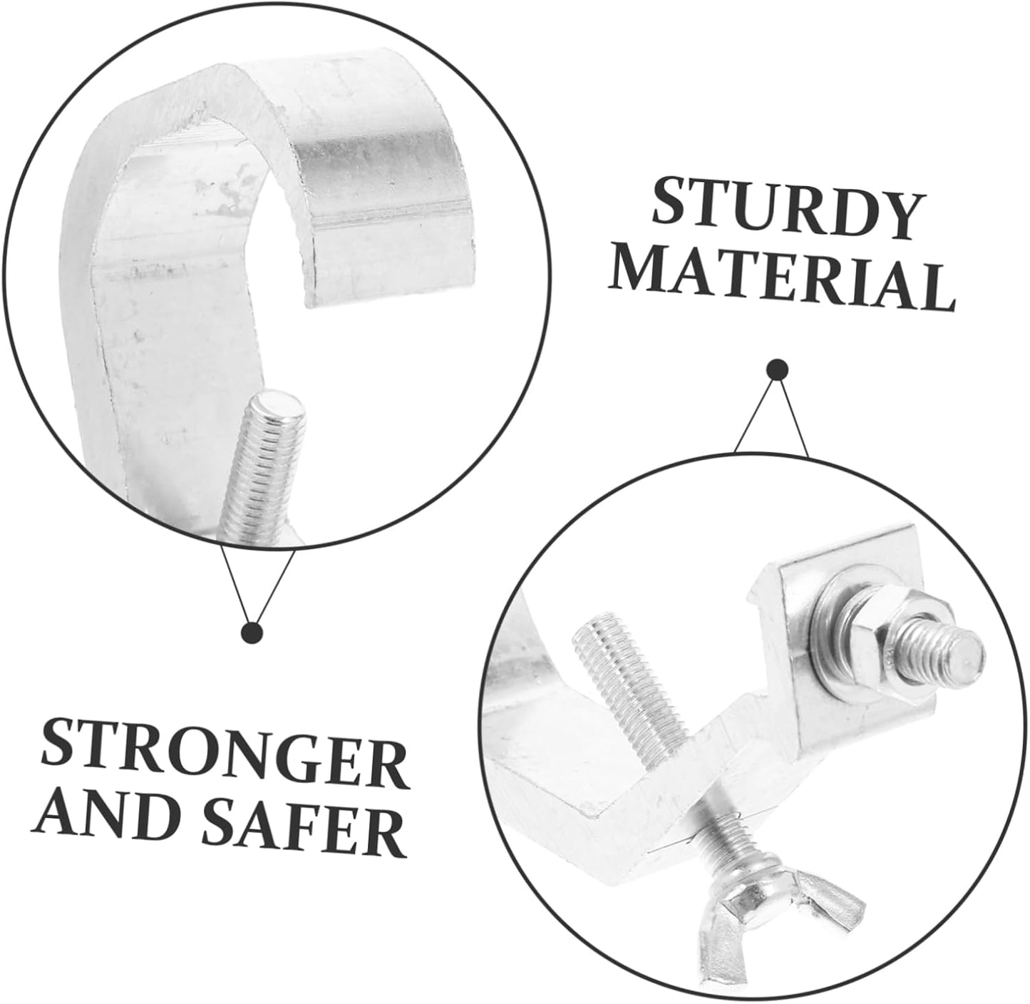 4 MR Truss CL55 Universal Multi Purpose Aluminum Hooks Stage Lighting Clamps for Truss