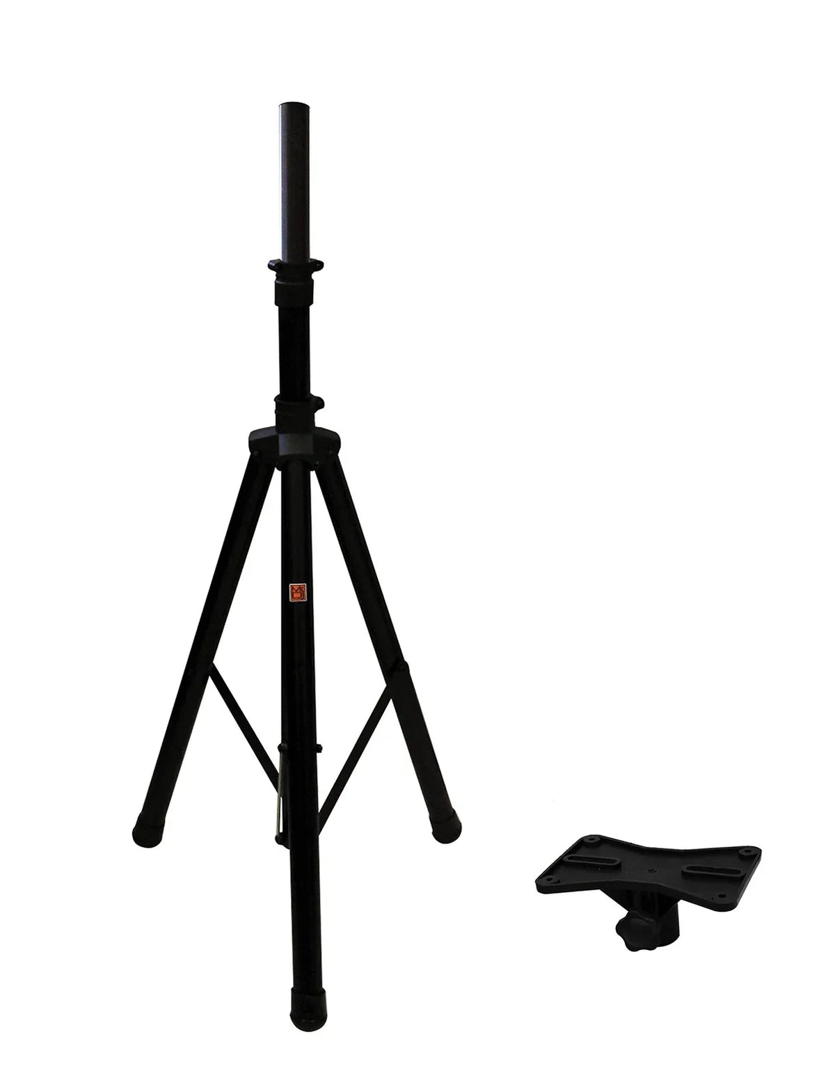 2 MR DJ SS450B Universal Folding Tripod PRO PA DJ Home On Stage Speaker Stand