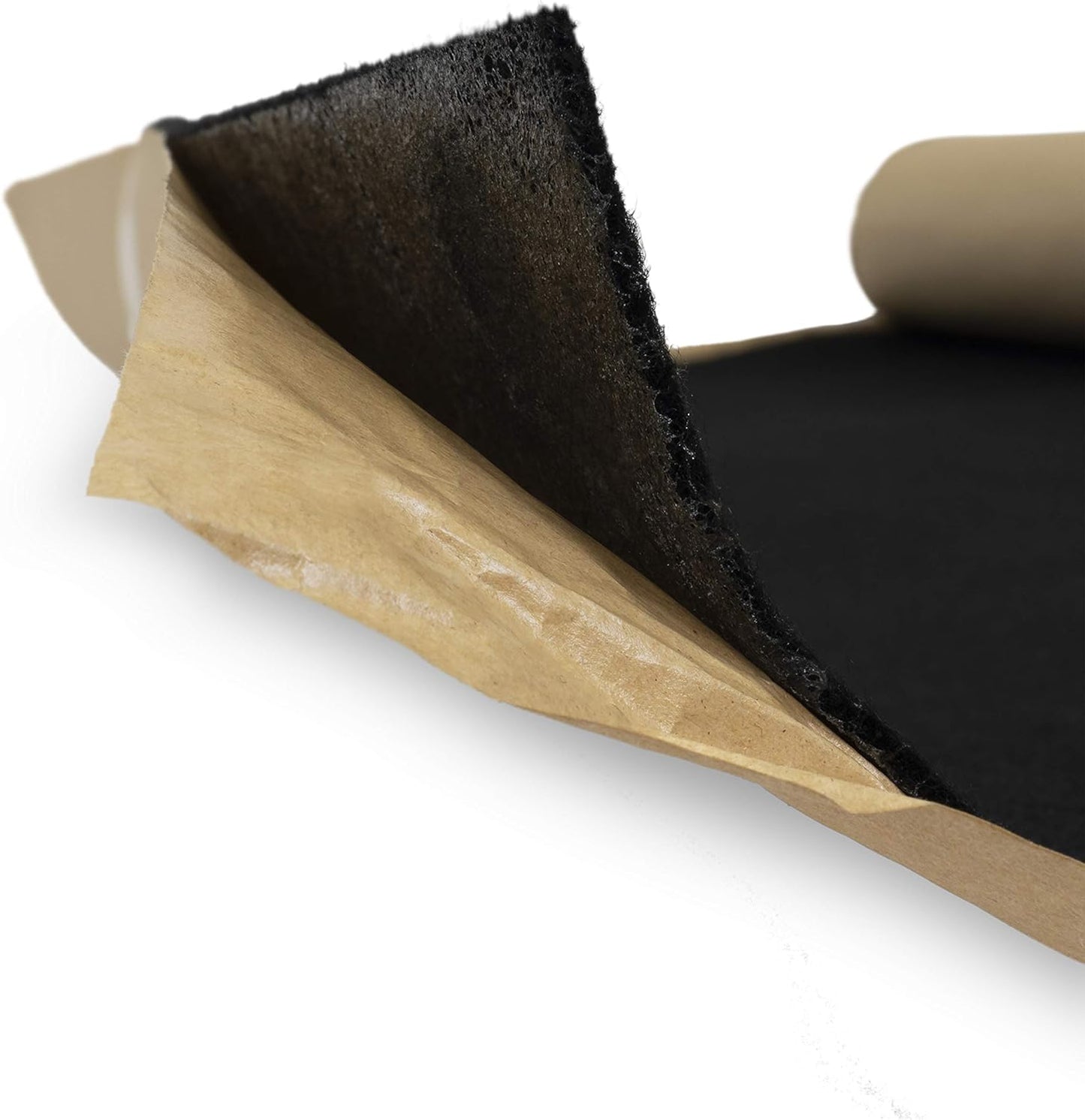 MR DJ MACA8BK 4' x 8' Self-Adhesive Underfelt Carpet Liner for Subwoofer Boxes Speaker Enclosures Car Trunks