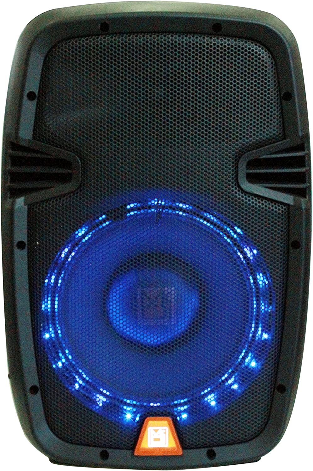 MR DJ PBX1859S 10" 2-Way Passive PA Speaker LED Accent Lighting 1000W Power