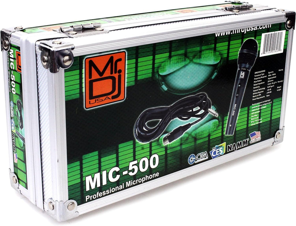 Mr. Dj MIC500 Professional Handheld Uni-Directional Dynamic Microphone