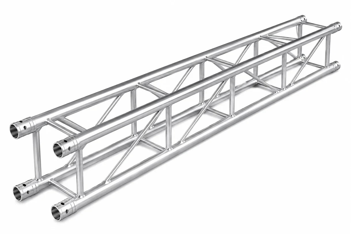 MR DJ DTSQ820 8.20' x 12" Universal Straight Square Tubing Box Aluminum Lighting Trussing Segment for Pro Lighting