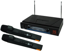Load image into Gallery viewer, MR DJ MICVHF3200 Wireless Dual Handheld design Microphone System