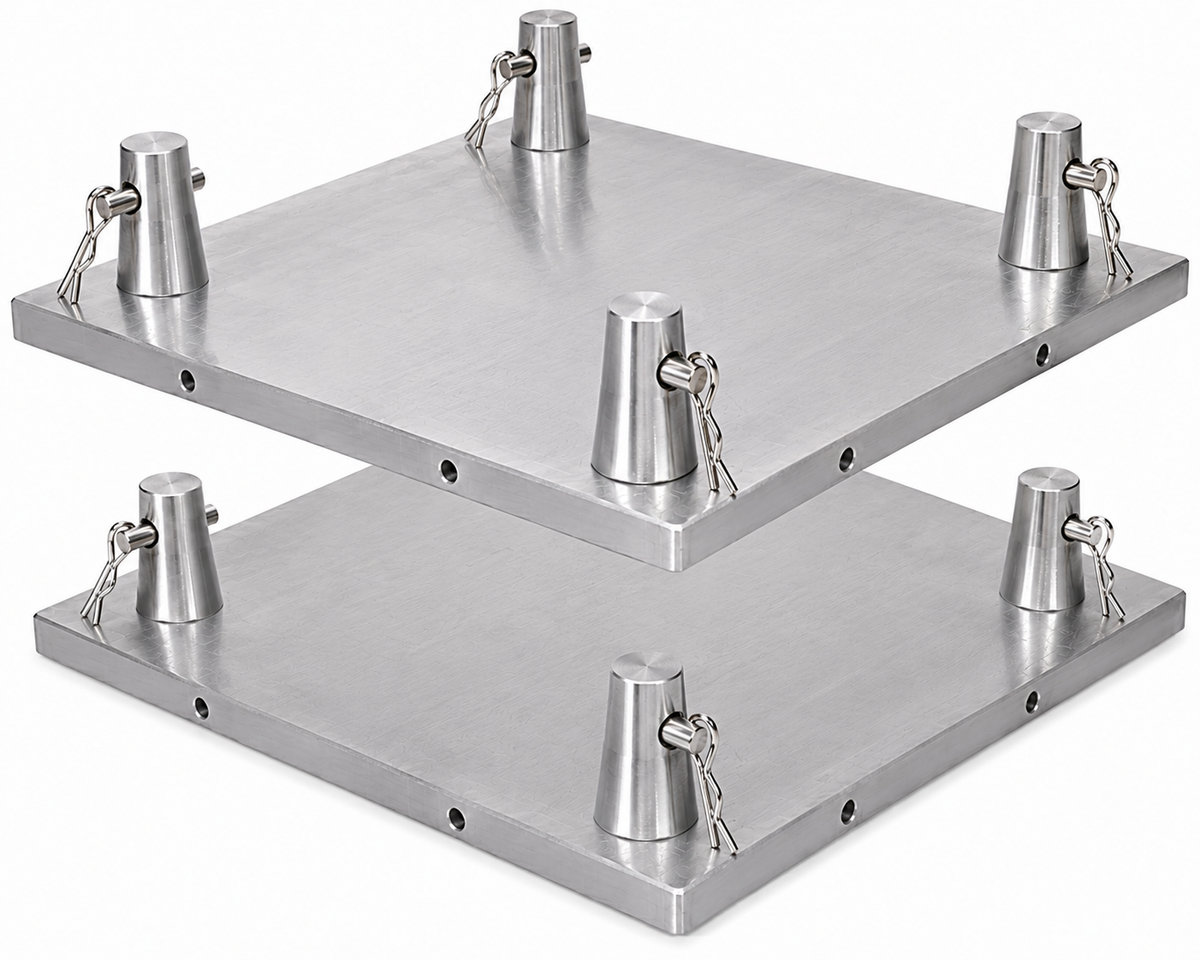 2 MR DJ DBP1414 for 12" x 12" Universal Square Truss Base Plate