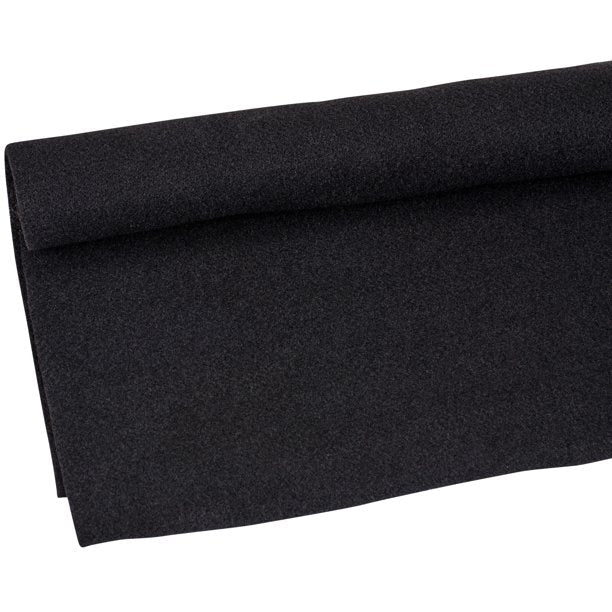 MR DJ DC15BK 15' X 4' Black Carpet Speaker RV Boat Marine Truck + Spray Glue Adhesive
