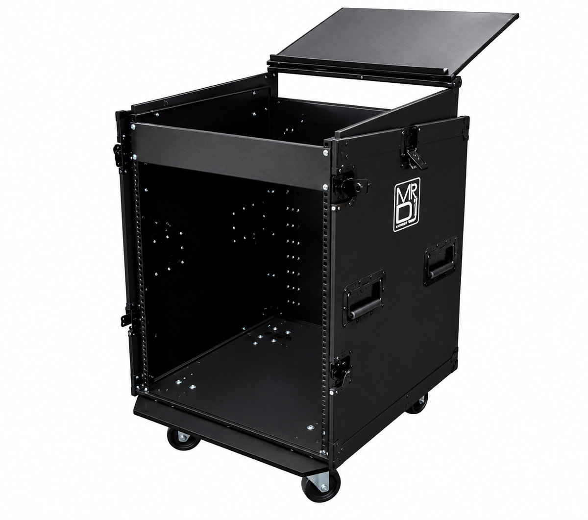 MR DJ CASE5500BK Flight Chest Style DJ Case with Mixer/CD Case
