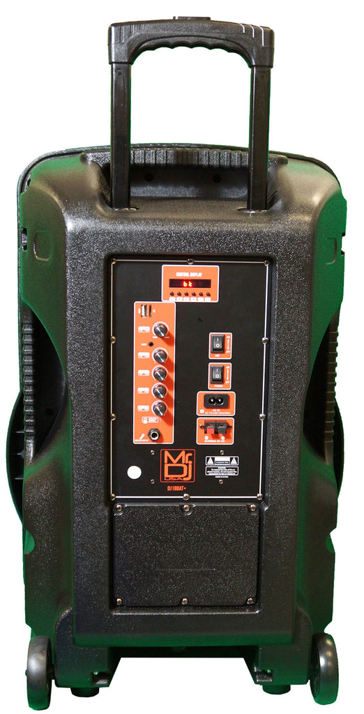 MR DJ DJ18BAT+ 18" Portable Trolley PA DJ Active Powered Bluetooth TWS Speaker 5000W LCD/MP3/USB/SD