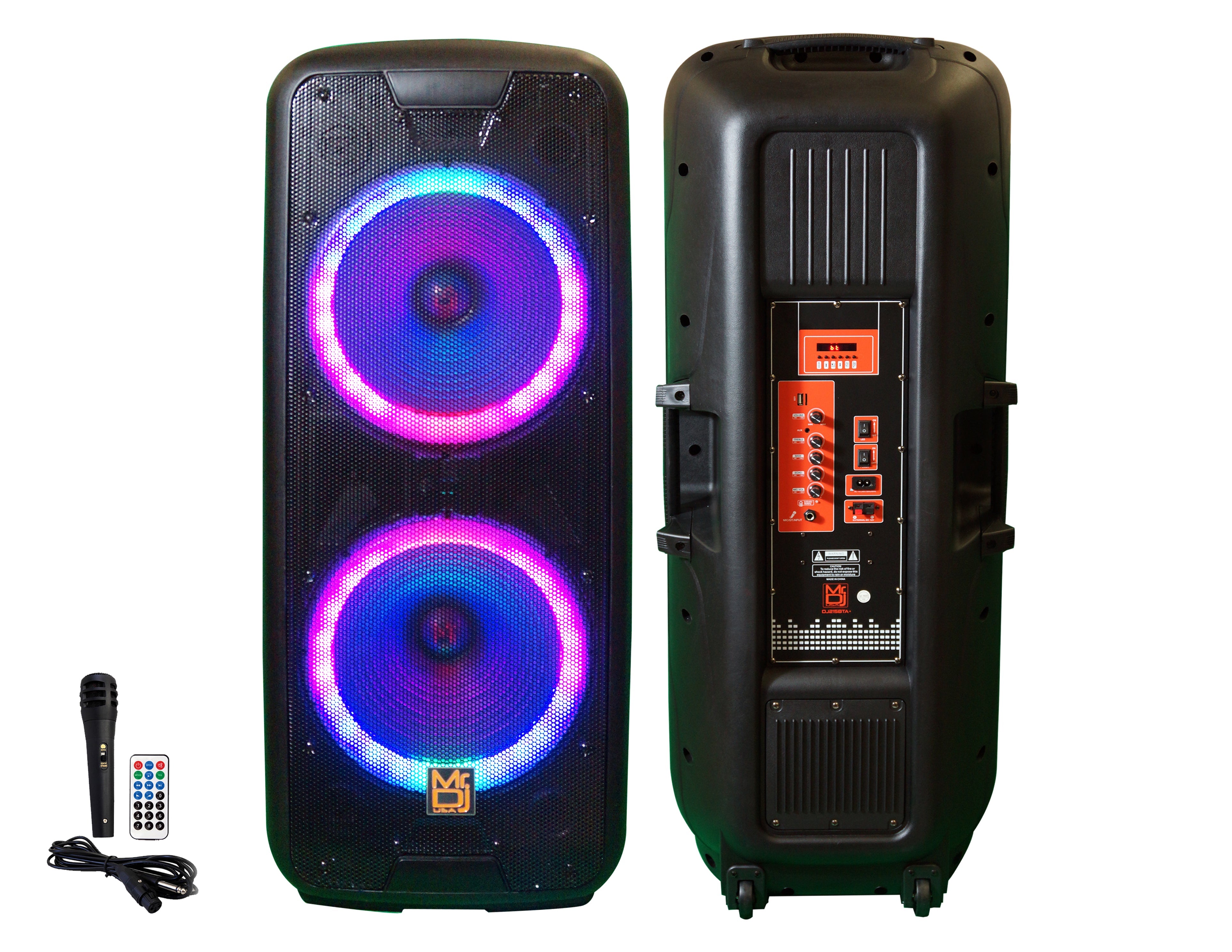 MR DJ 215BTA+ 5000W Dual 15