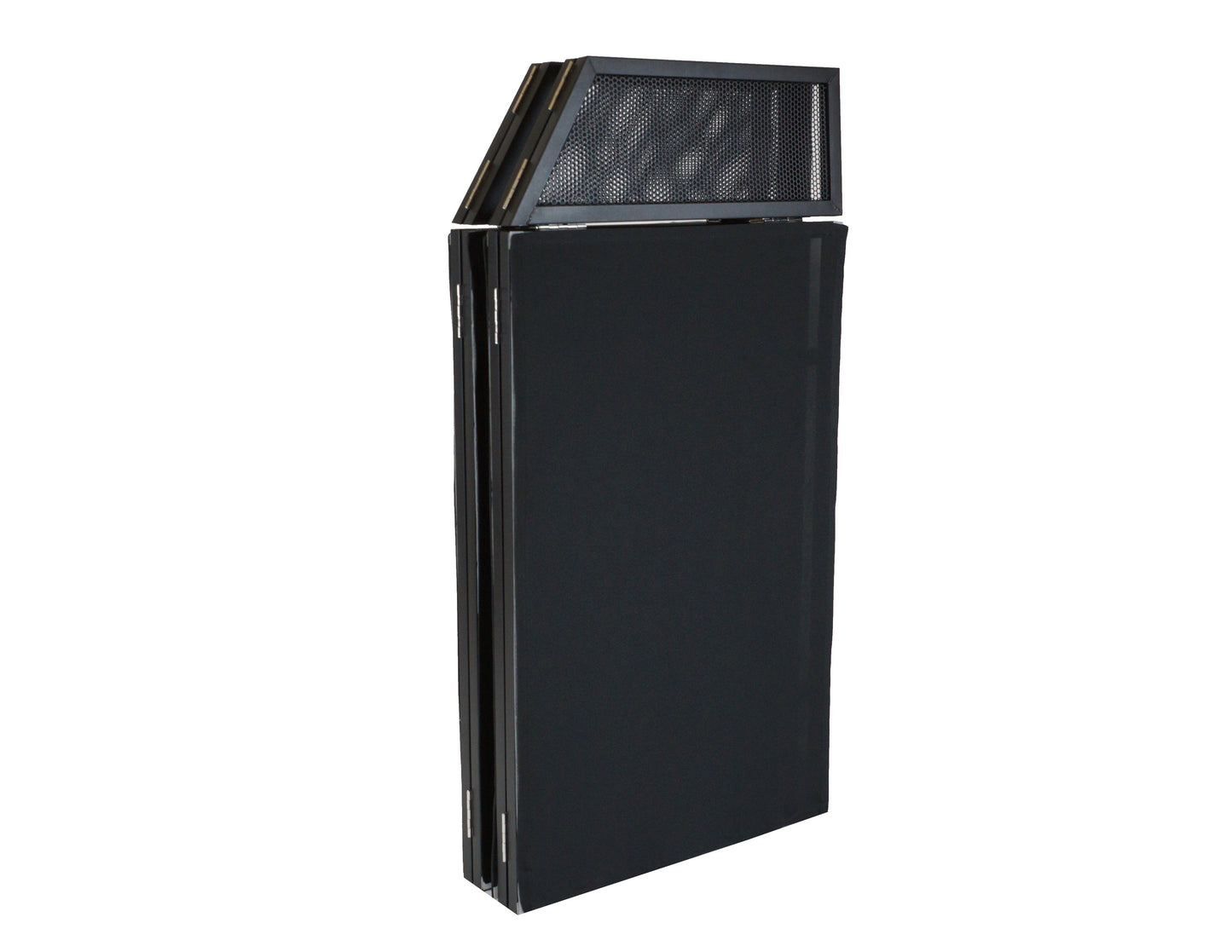 MR DJ DJ Booth Table with 8FT Lighting Truss System Foldable Black Scrim