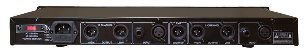 MR DJ DXO200+ Professional 2-Way Stereo PA DJ Crossover with Subwoofer Output