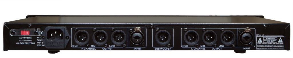 MR DJ DXO300+ PRO PA DJ Club Stereo 2/3 Way Plus Subwoofer Crossover