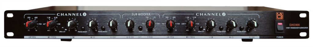 MR DJ DXO300+ PRO PA DJ Club Stereo 2/3 Way Plus Subwoofer Crossover