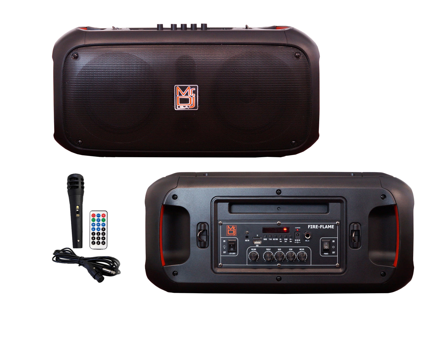 bluetooth-mr-dj-fire-flame-65-x-2-karaoke-speaker
