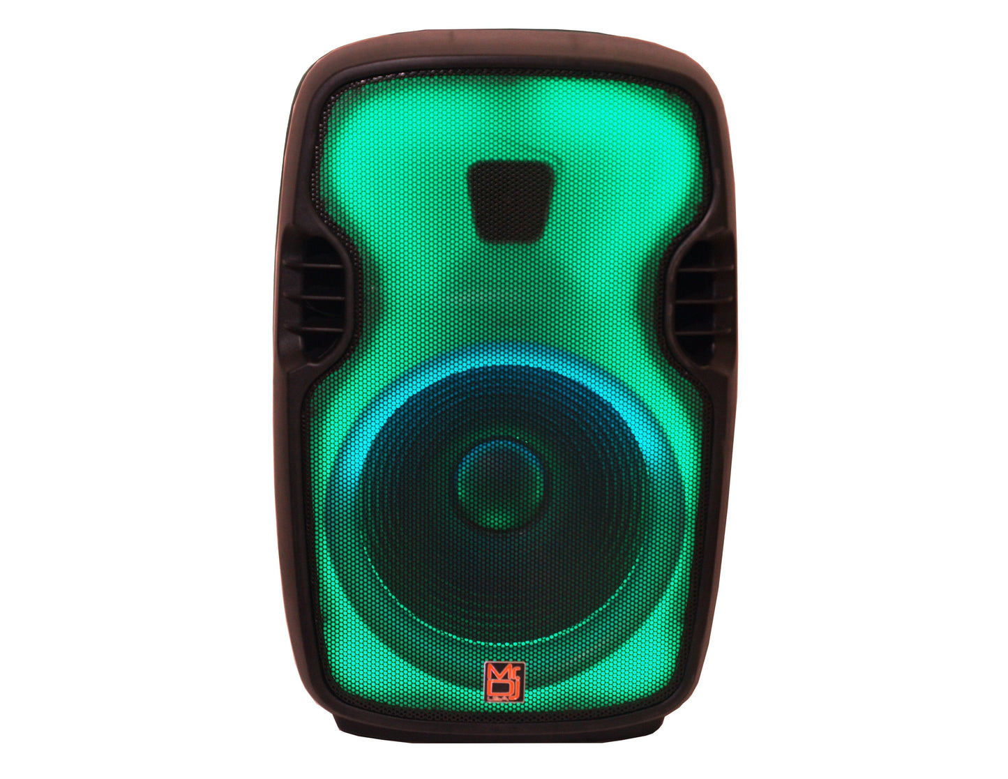 MR DJ FLAME3500LED Portable 15" 2-Way Full-Range Powered/Active DJ PA Live Sound Loudspeaker