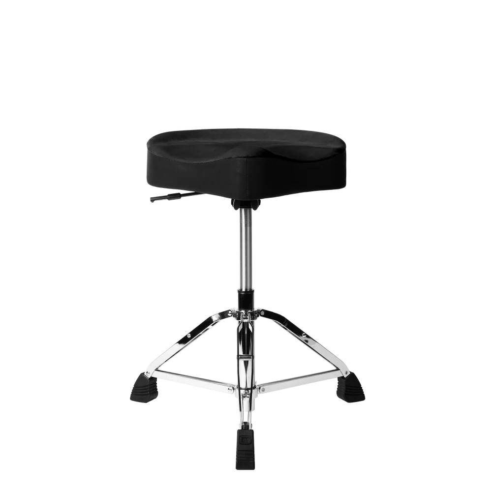 Gator Cases GP-DTH-ASD-BK Air Glide Drum Throne Saddle Seat – Black