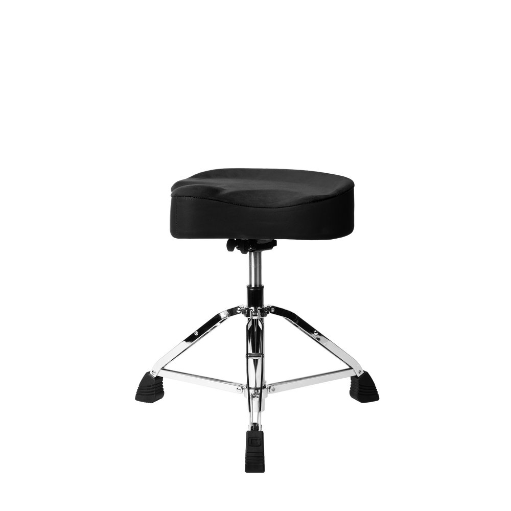 Gator Cases GP-DTH-ASD-BK Air Glide Drum Throne Saddle Seat – Black