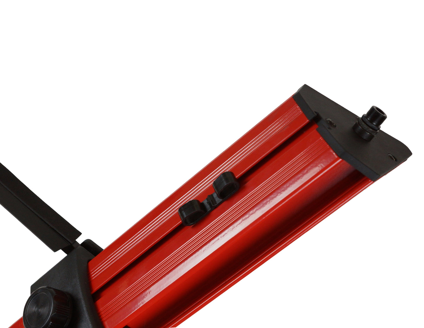 MR DJ KS1000R PRO Red 2-Tier Red Column Keyboard Stand W 5/8" Mic Mount
