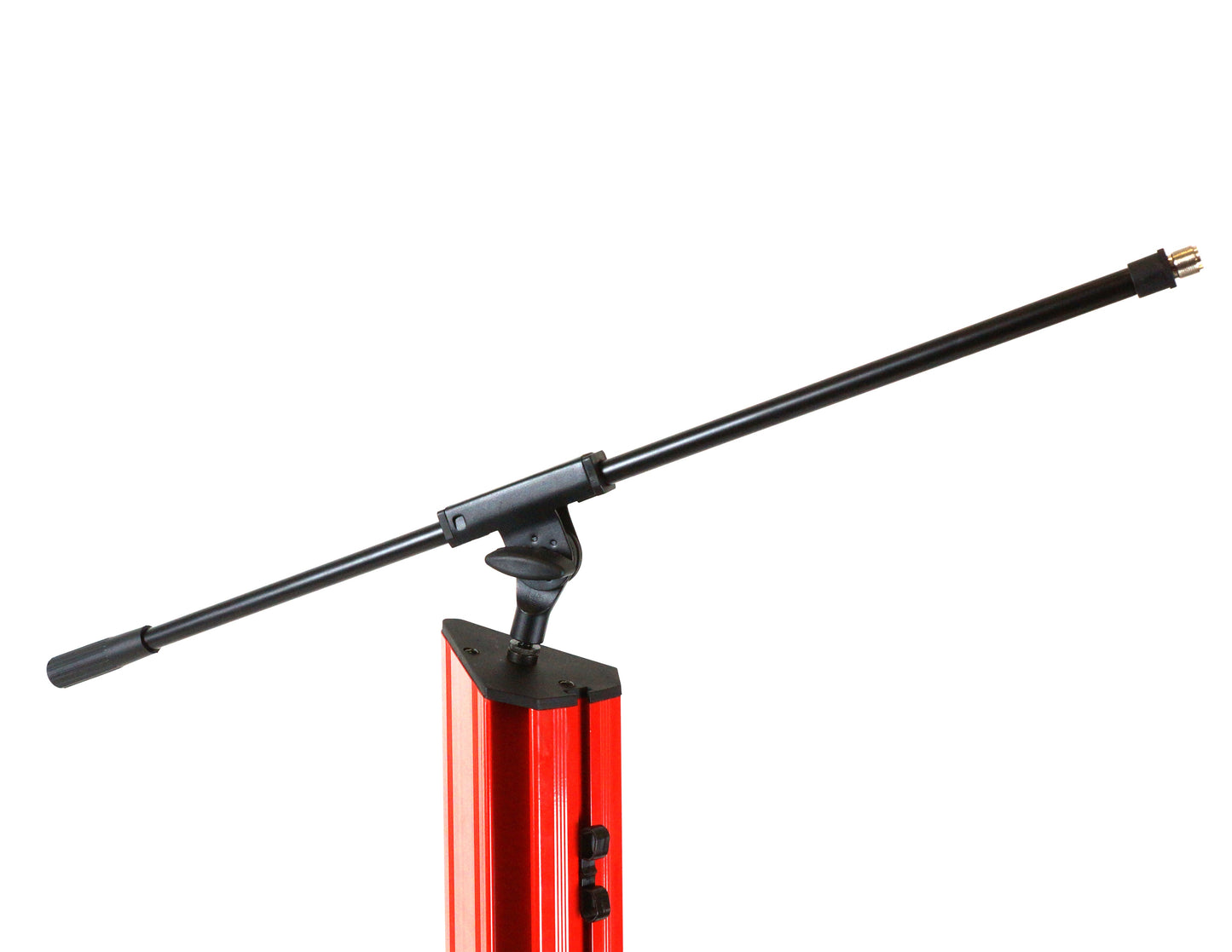 MR DJ KSPRO1500R PRO 2-Tier Red Column Keyboard Stand W Mic Boom Arm + Case