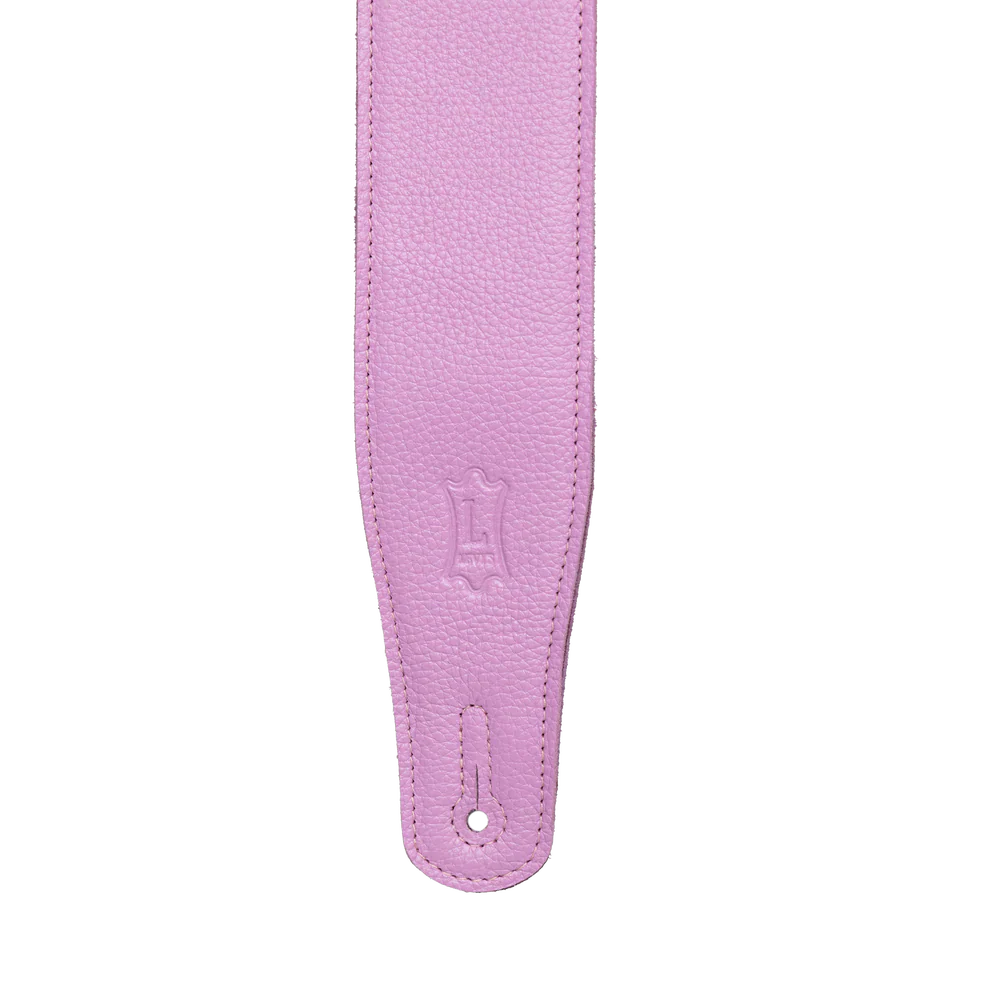 Levy's Leathers M26GFP-PNK Pastel Series Garment Leather Guitar Strap - Orchid