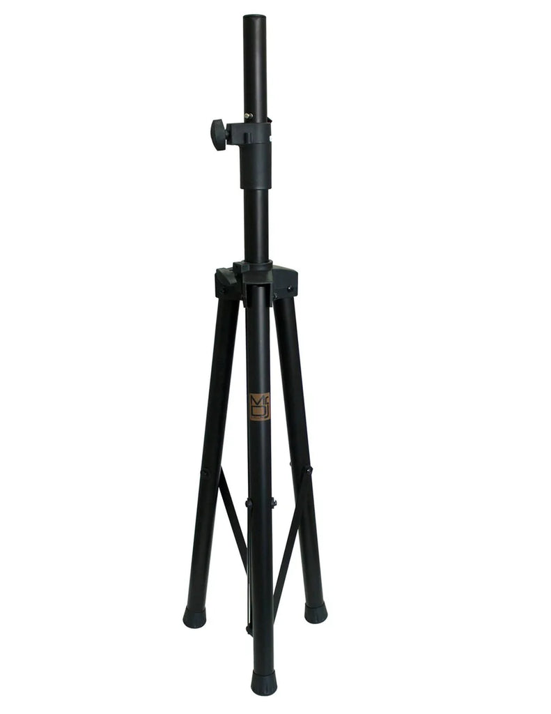 MR DJ SS850PKG 2 Universal Folding Tripod PRO PA DJ On Stage Speaker Stand & Carrying Bag & 25' Speakon Cable