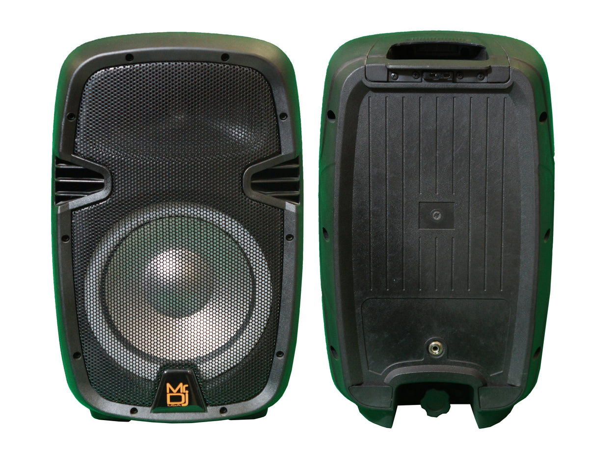 MR DJ PBX210COMBO+ Portable all in One Personal PRO PA/DJ KTV System 2X 3000W 10 Inch Active Speaker Detachable Mixer & Stands