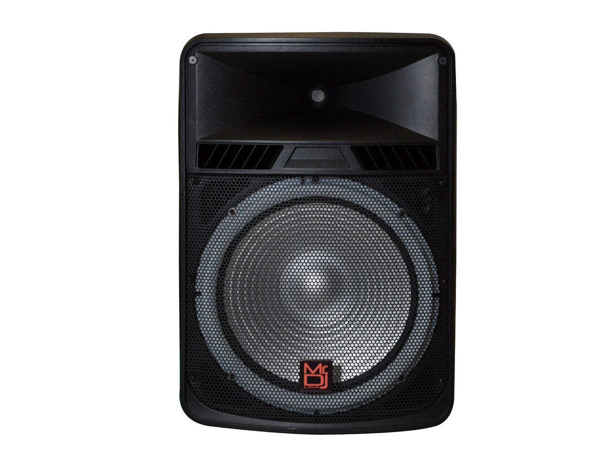 Pair of 18 Inch Power Speaker Built-in Battery/Bluetooth/Amplifier/SD/USB/FM Radio