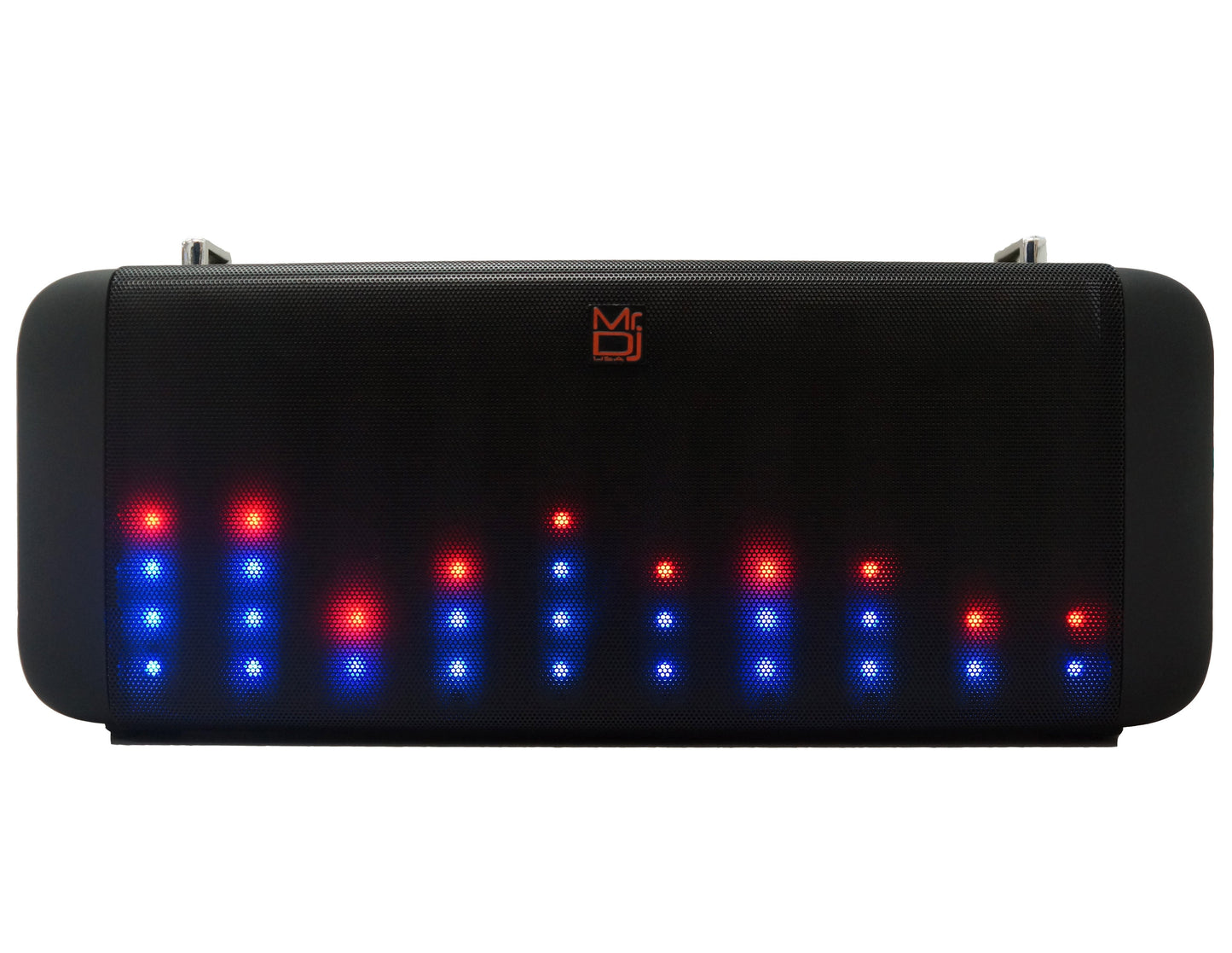 MR DJ SOUL Double 4" Portable Power Active Bluetooth Rechargeable LED Light Speaker