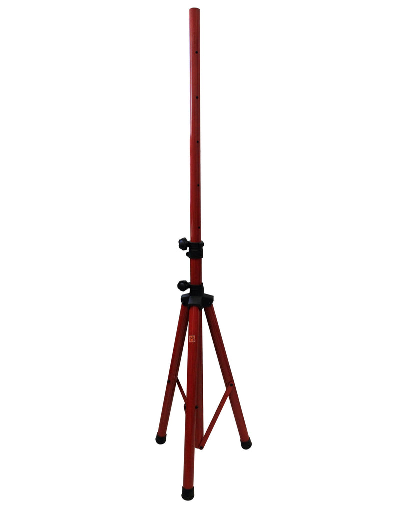 MR DJ SS350R Universal Red Folding Tripod PRO PA DJ On Stage Speaker Stand