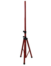 Load image into Gallery viewer, MR DJ SS350R Universal Red Folding Tripod PRO PA DJ On Stage Speaker Stand