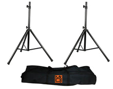 Load image into Gallery viewer, MR DJ SS650PKG Universal Folding Tripod PRO PA DJ On Stage Speaker Stand & Carrying Bag