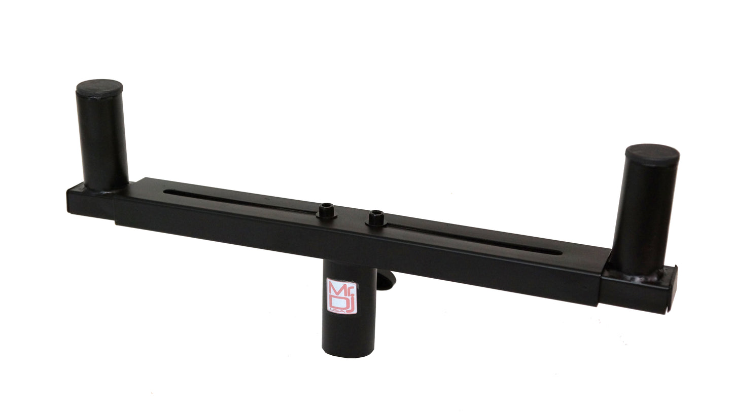 2 MR DJ SSD80 Universal Dual Speaker Pole Mount Adjustable Bars for PA/DJ Speaker Cabinets