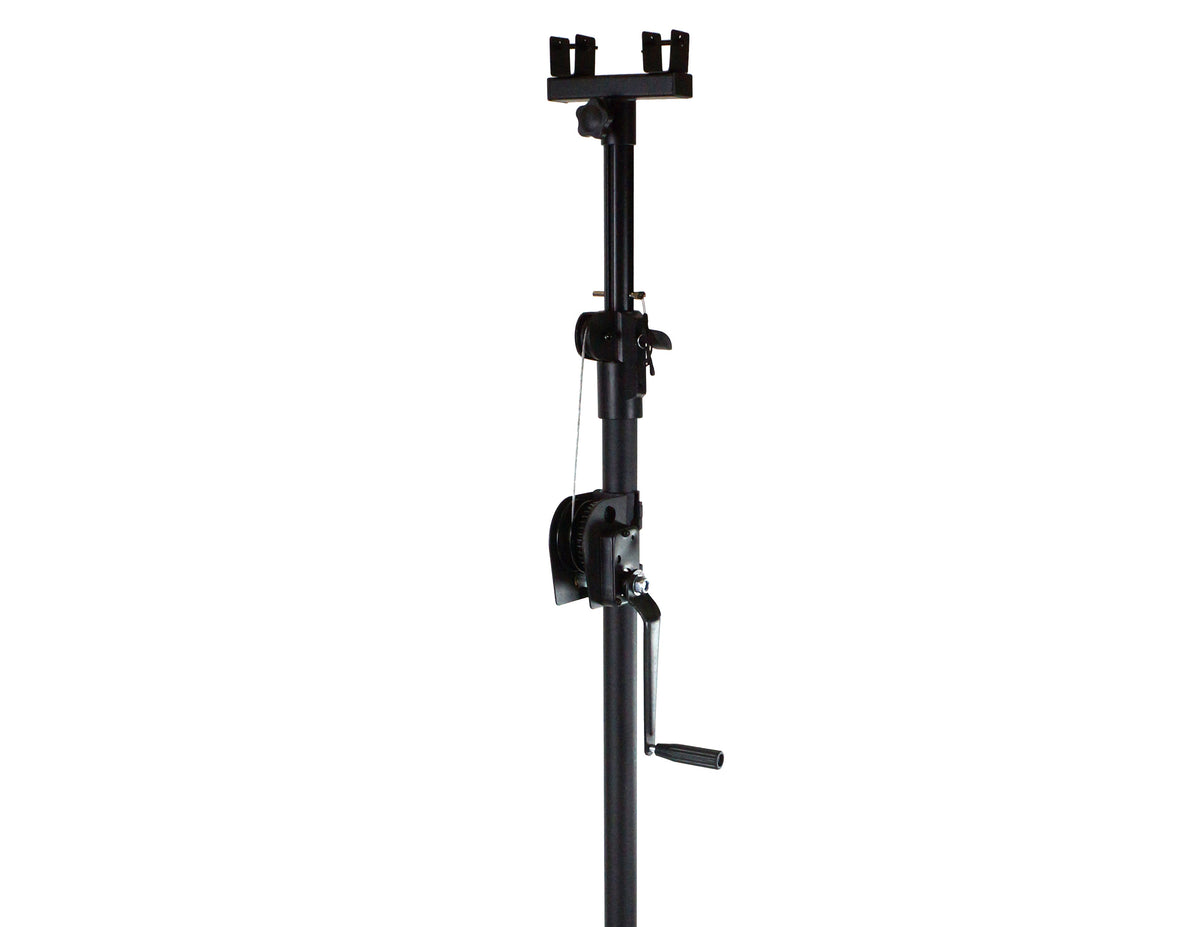 MR DJ ST150-2-10-1 DJ Lighting Truss Stand Dual Crank-Up Stand & 5FT X 10" Triangle Truss