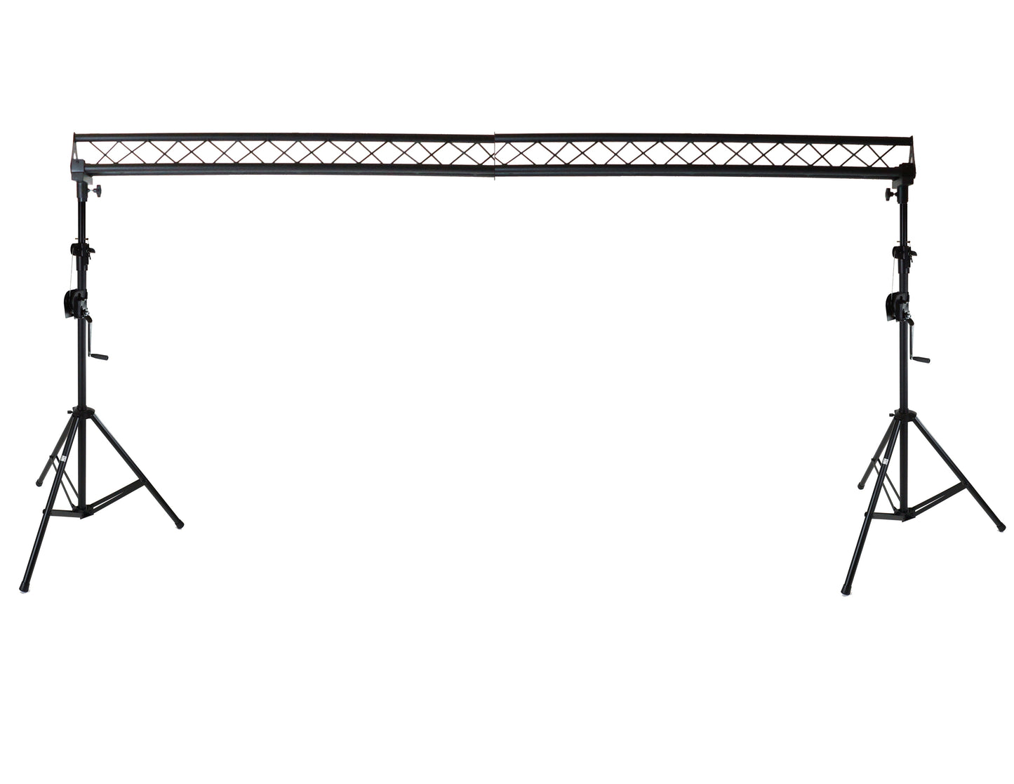 MR DJ ST150-2-6-2 DJ Lighting Truss Stand Dual Crank-Up Stand & 10FT X 6" Triangle Truss