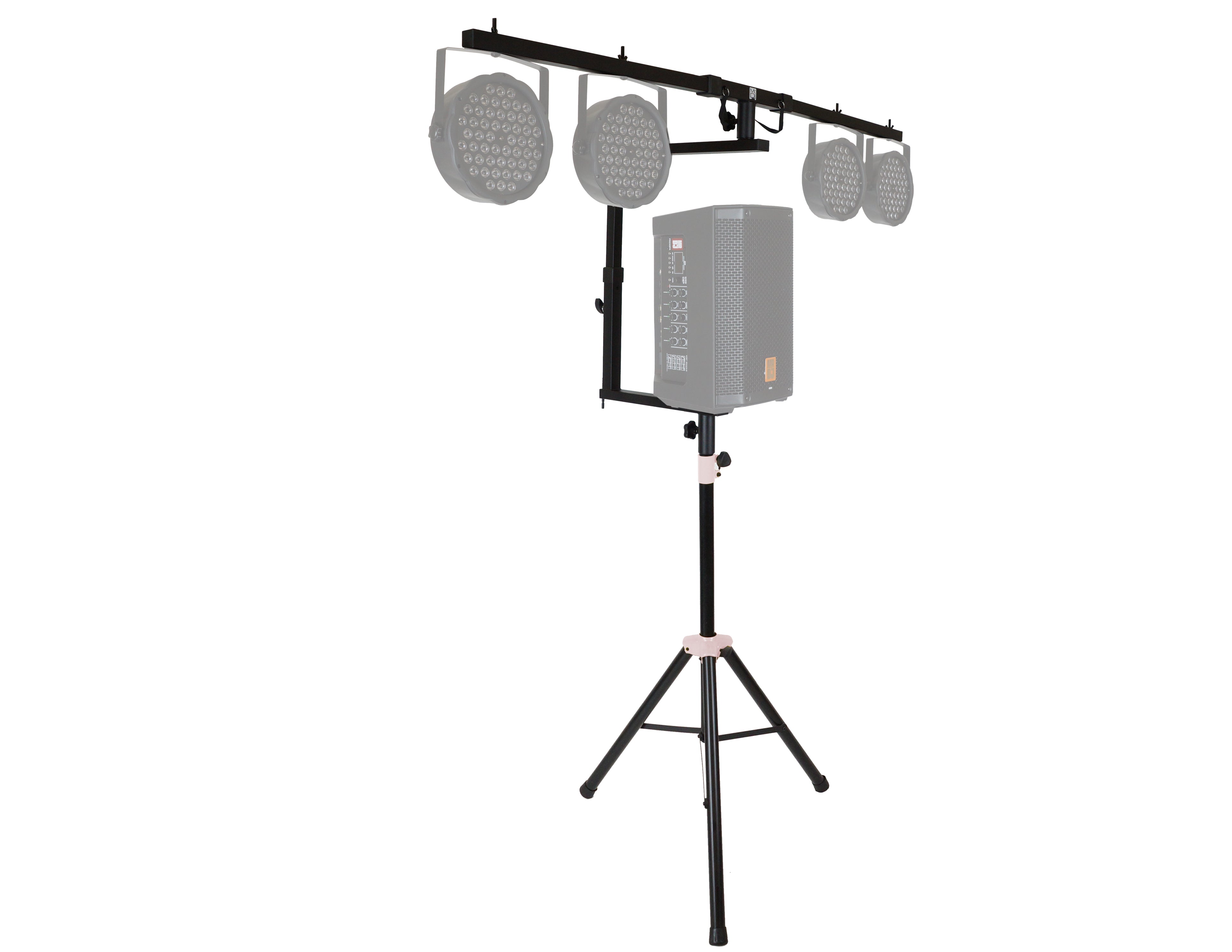 MR DJ STSPLI-SS350W Adjustable T-Bar Stage Lighting Extension with