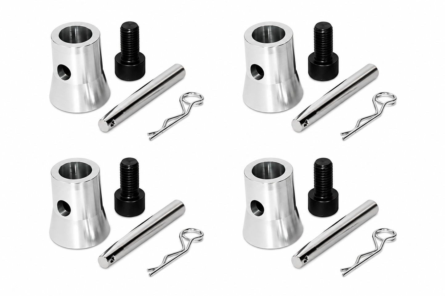 MR TRUSS TTHCC14-4KIT 4 Pack Universal Half Conical Connector Pack for Truss Junction Boxes