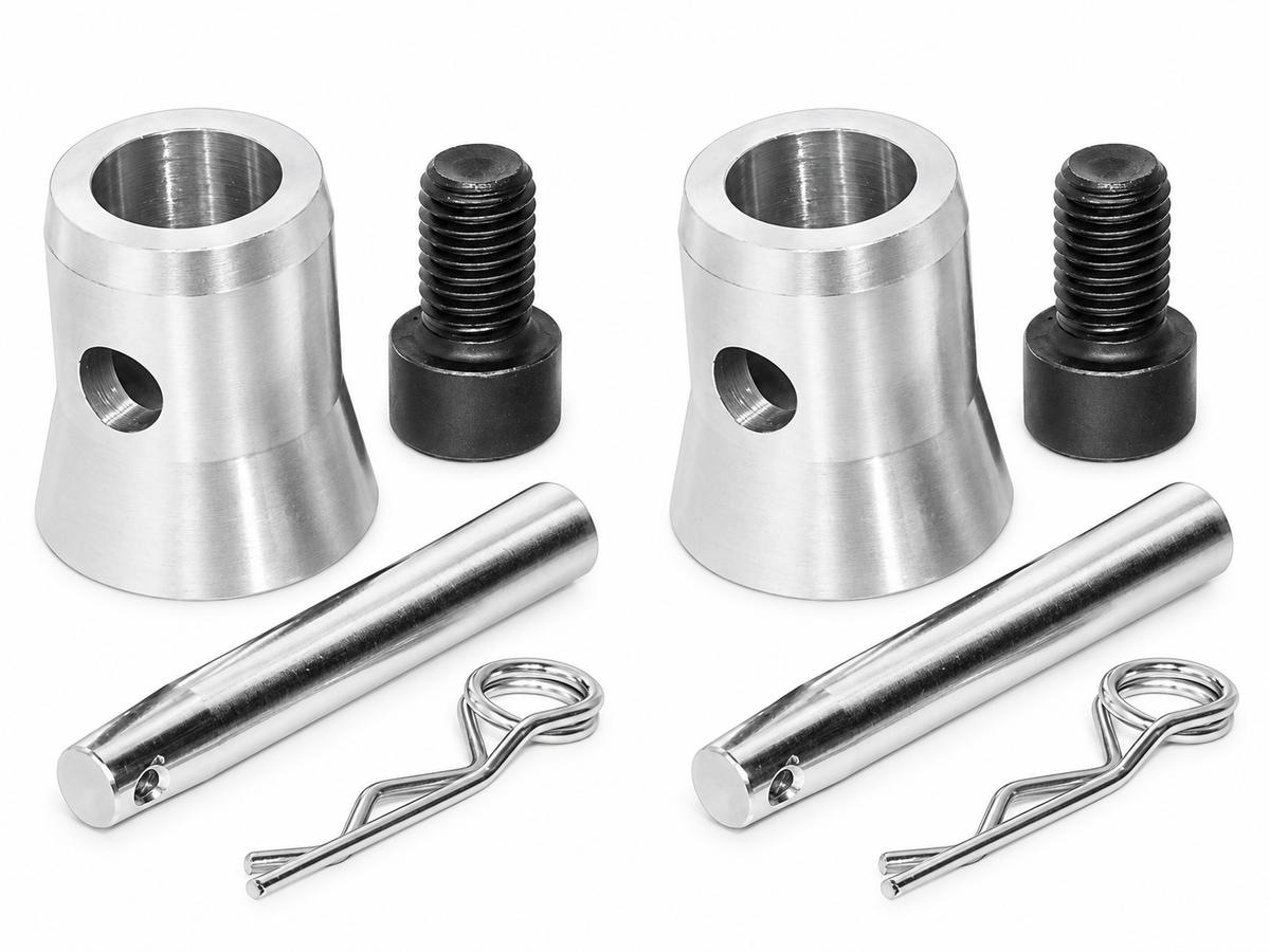 2 Pack MR TRUSS THCC25PAK Universal Half Conical Connector Pack for Truss Junction Boxes