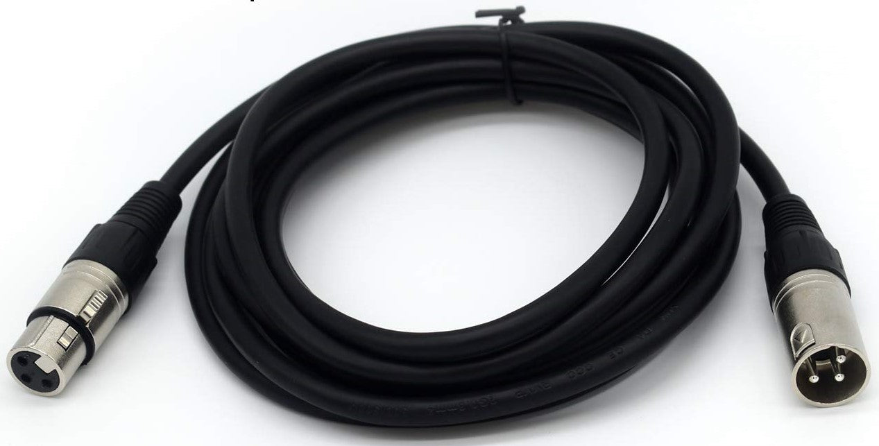 MR DJ CDMX25-5 25' DMX 3-Pin XLR Male to Female Pro Stage DJ Lighting DMX Cable