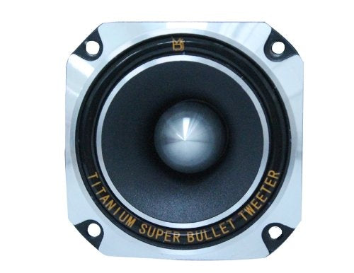 Mr. Dj HDT700S 3.5-Inch Titanium Bullet High Compression Car Audio Tweeters for Car, Van, ATV, UTV, Marine, Boat, Motorcycle, Motorsports, and Competition