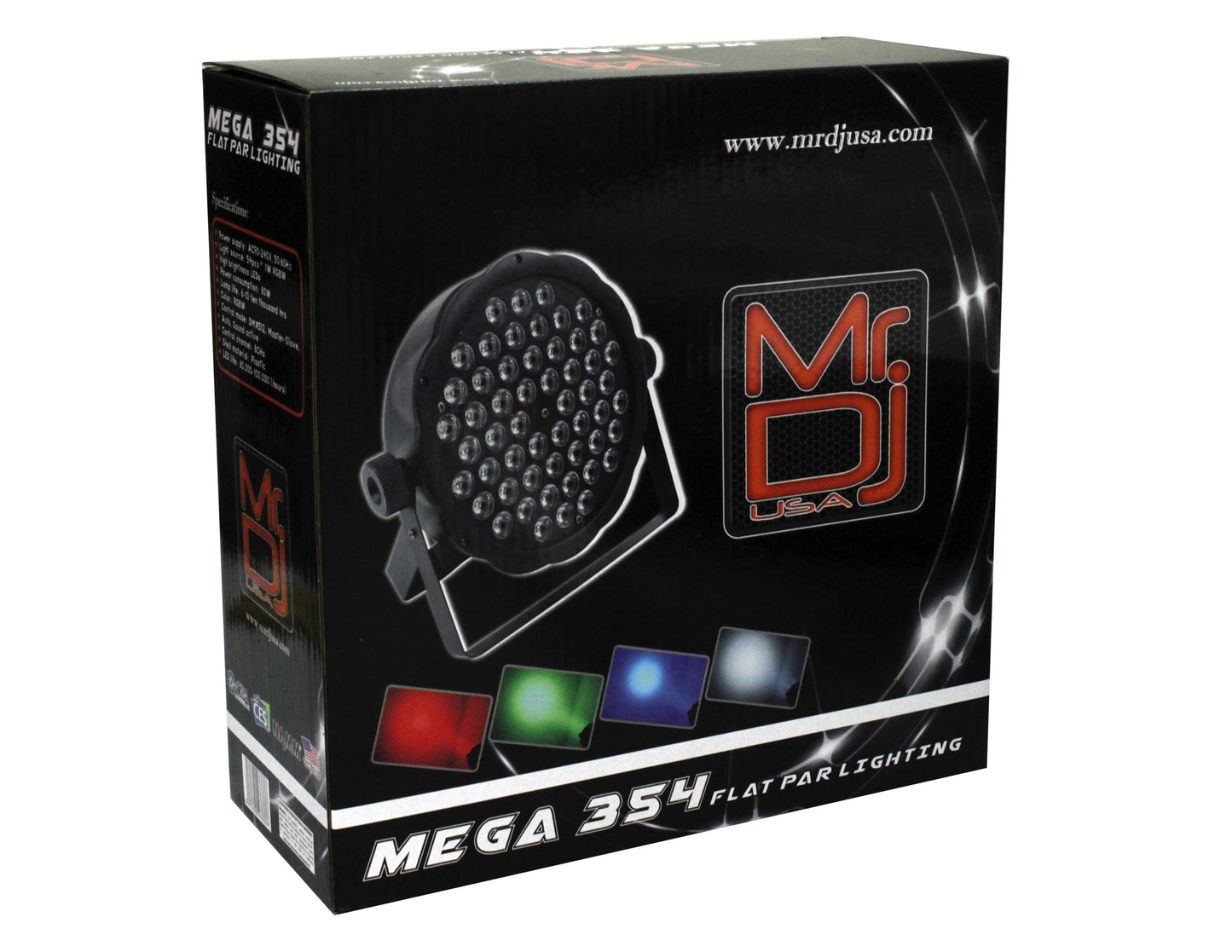 5 Slim Disco DJ Party Club Stage Show Lighting Flat Par Wash Lighting