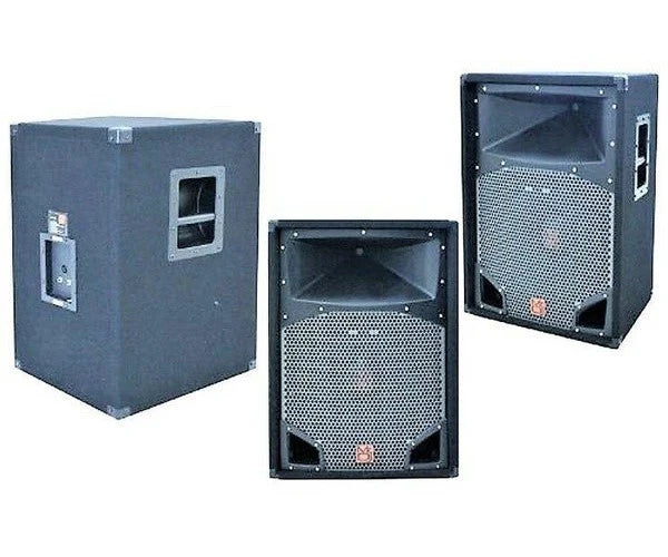MR DJ COMS15 2 Way PA Speaker 15" 2500 Watts 2" Titanium Driver