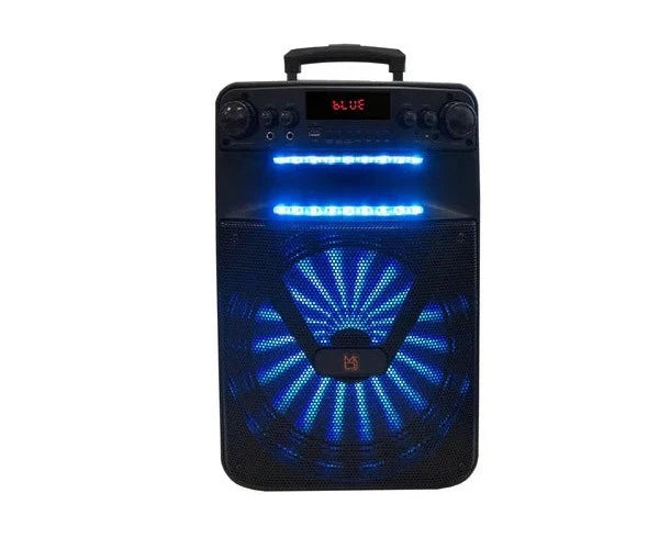 MR DJ ART Bluetooth Speaker 12" Portable Speaker with Bluetooth/Rechargeable Battery and App Control