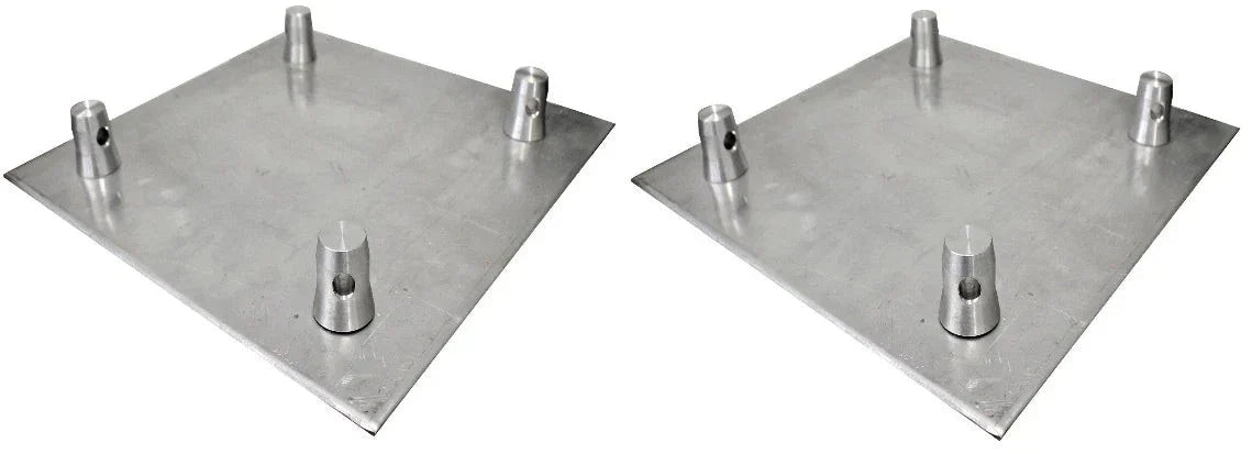 2 BP1414 Universal Aluminum Base Raised Plate 12" x 12" for 12" Square Truss