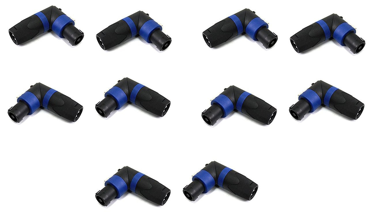 Mr. Dj SPAM-10 Speakon対応 ライトアングルスピーカーケーブルコネクター (中古品) 10 Pack MR DJ Right Angle Speakon Cable Connector – Mr Dj USA